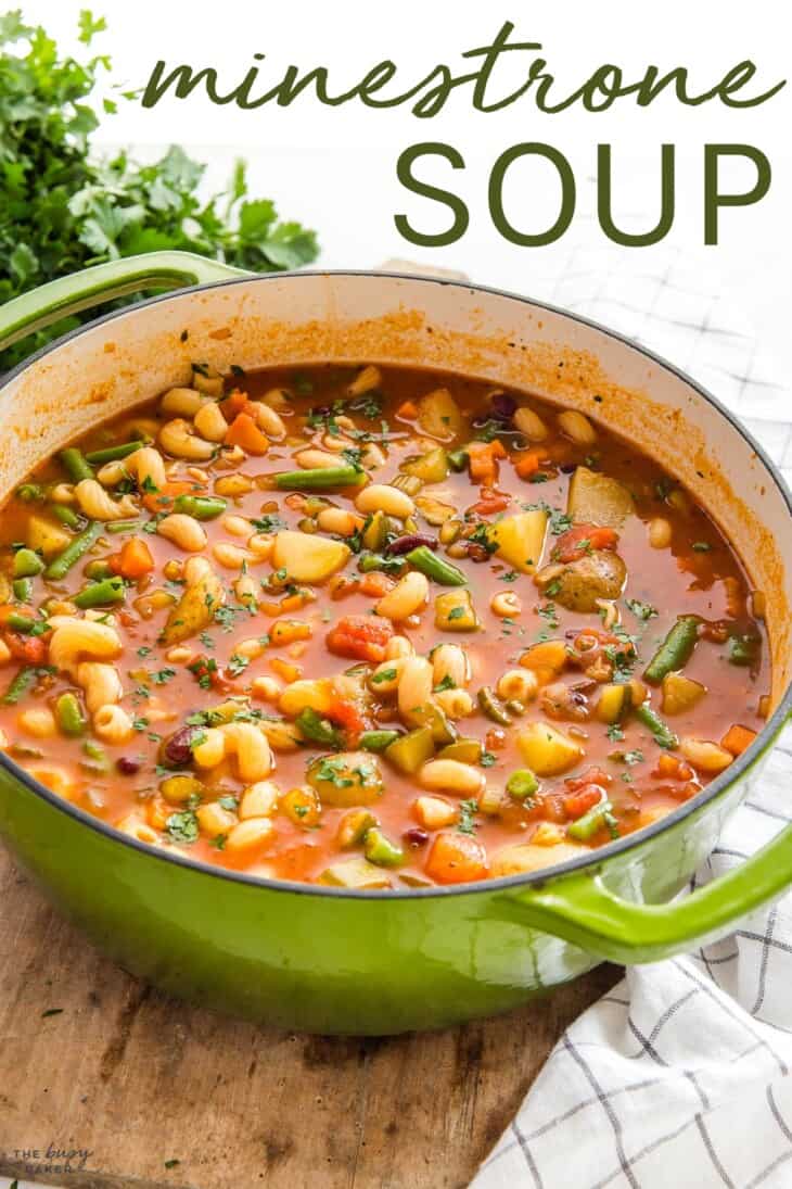 Minestrone Soup - The Busy Baker