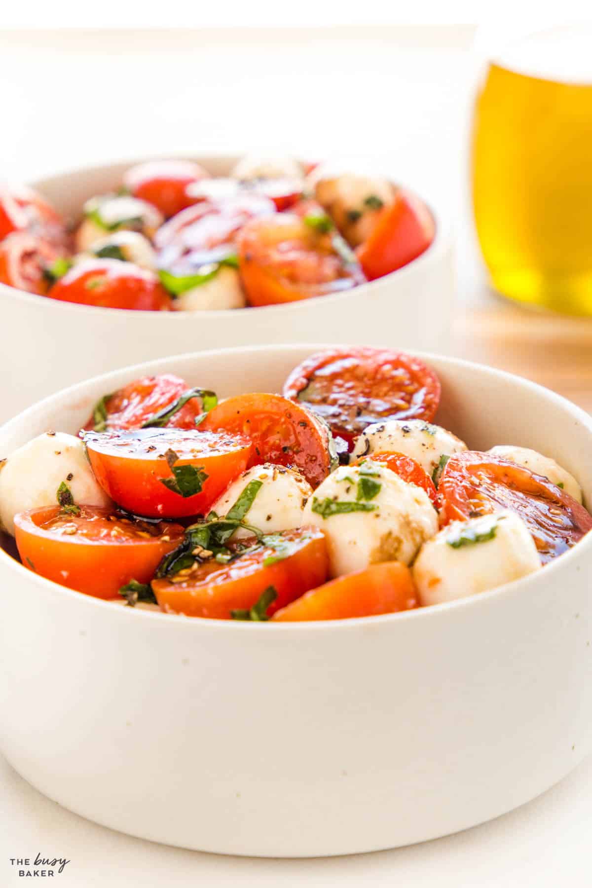 italian tomatoes and mozzarella