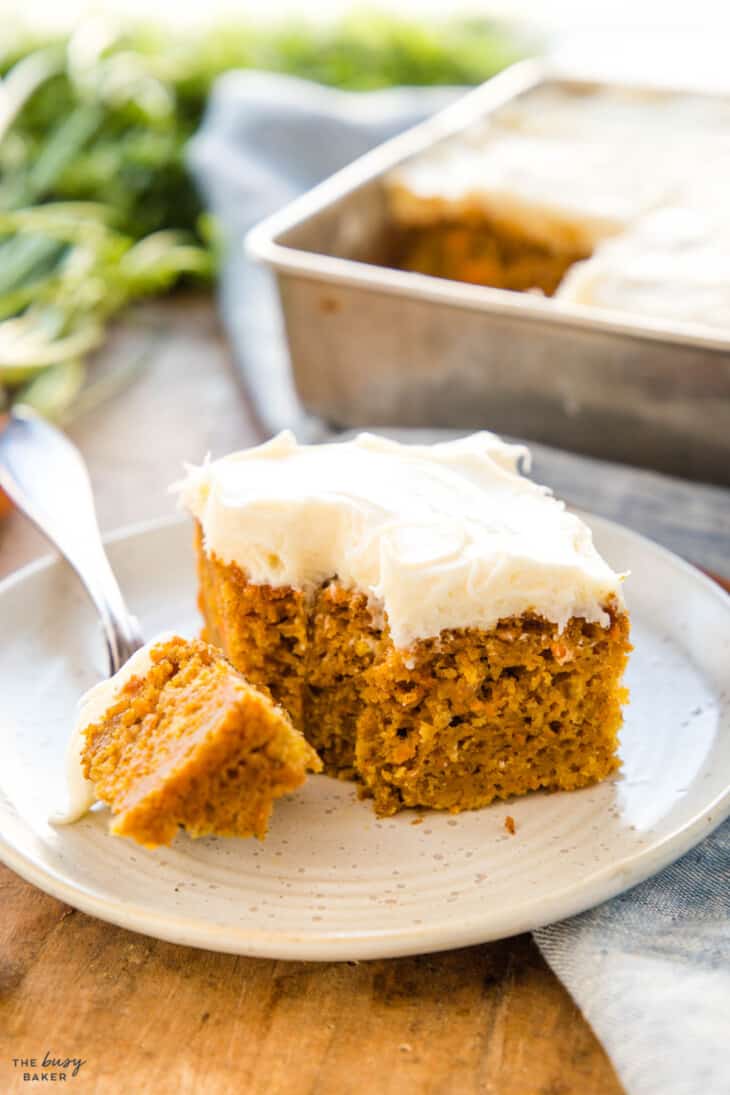 Easy Carrot Cake - The Busy Baker