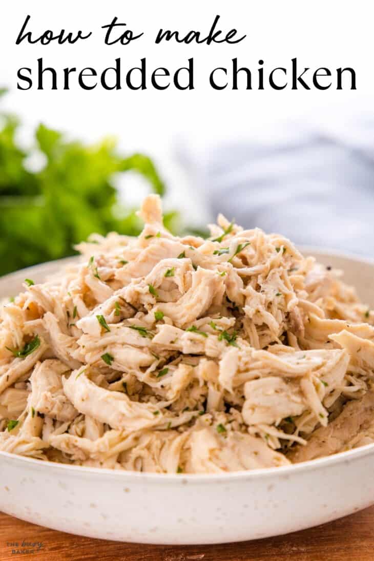 How to Make Shredded Chicken - The Busy Baker