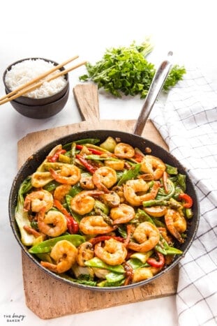 Shrimp Stir Fry - The Busy Baker