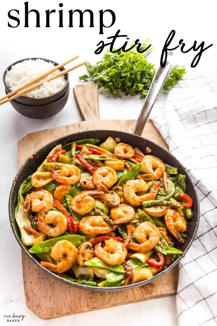 Shrimp Stir Fry - The Busy Baker