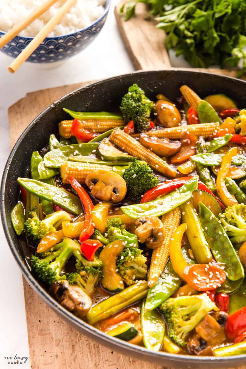 Vegetable Stir Fry - The Busy Baker
