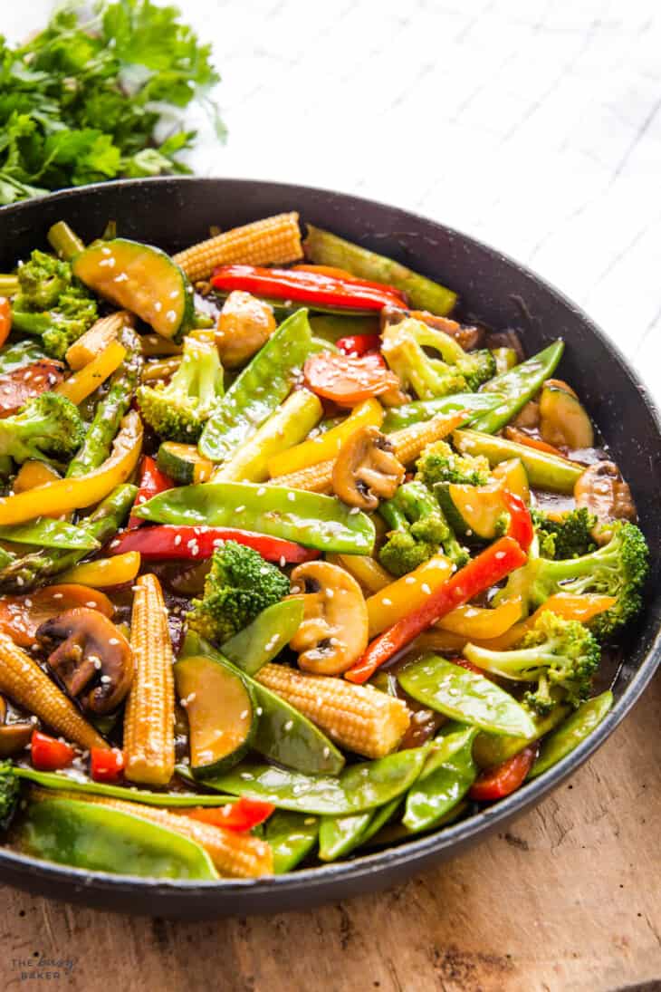 Vegetable Stir Fry - The Busy Baker