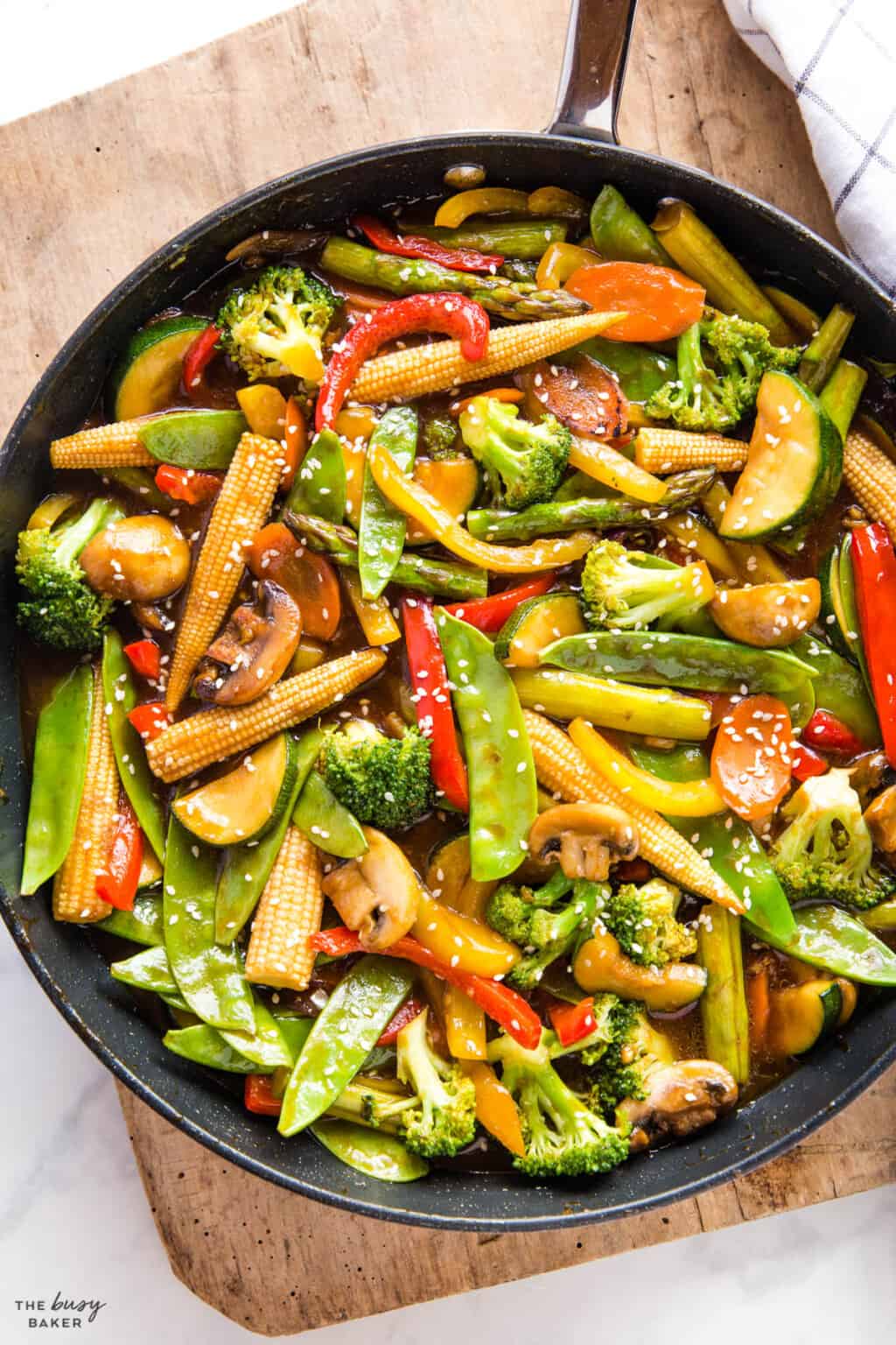 Vegetable Stir Fry - The Busy Baker