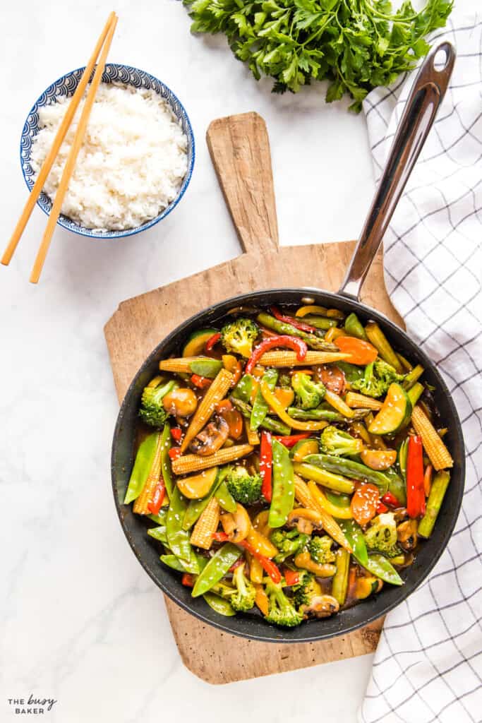 Vegetable Stir Fry - The Busy Baker