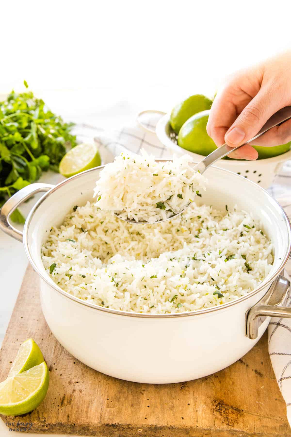 gluten-free side dish with citrus and fresh herbs