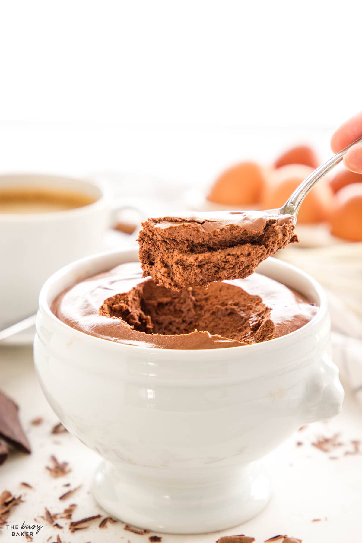 light, airy chocolate mousse recipe