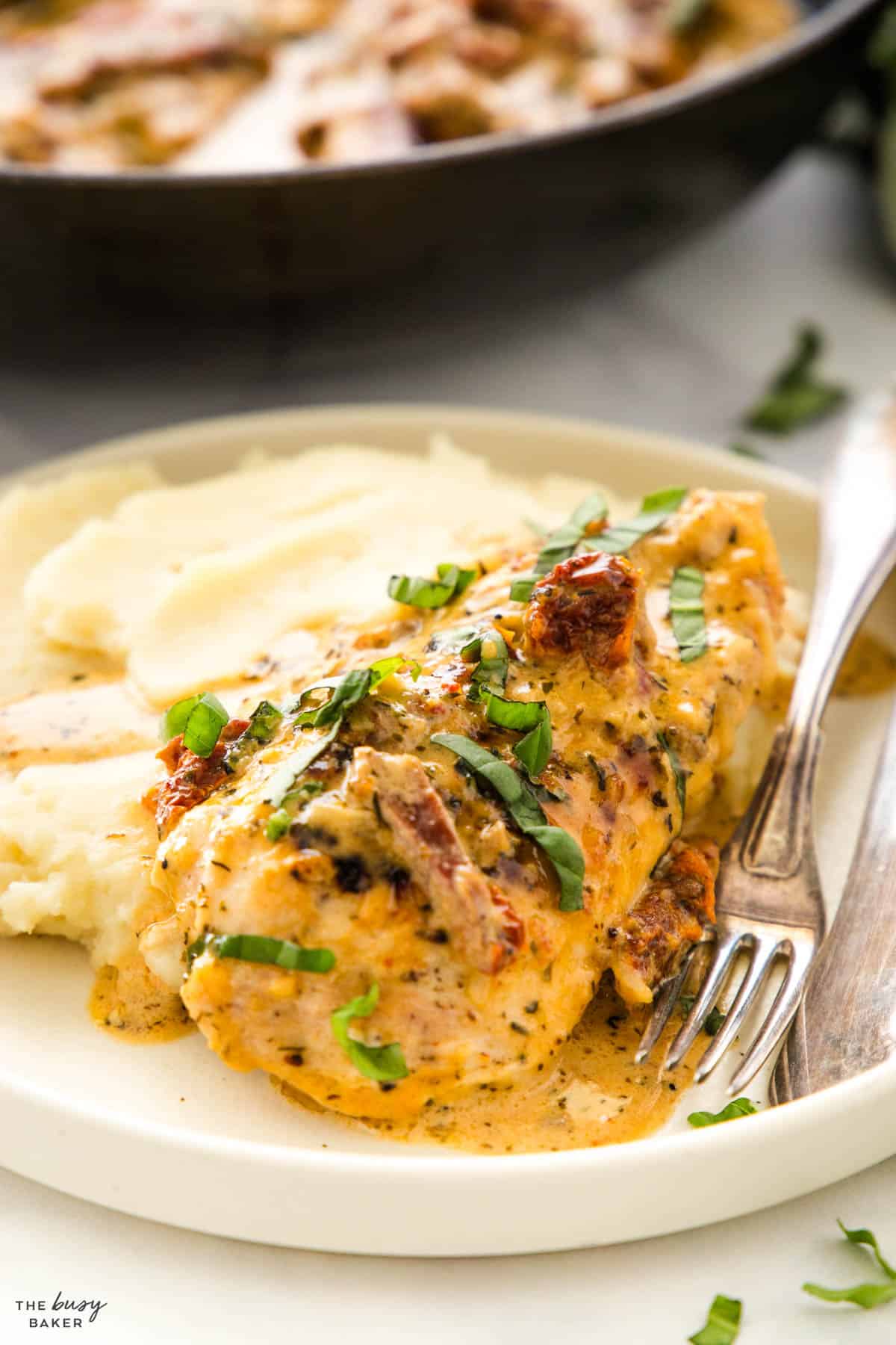 marry me chicken breast with mashed potatoes