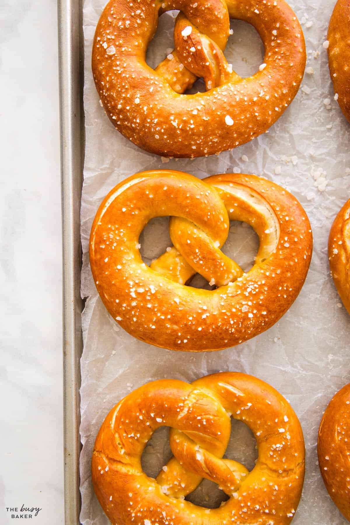 soft and chewy pretzels