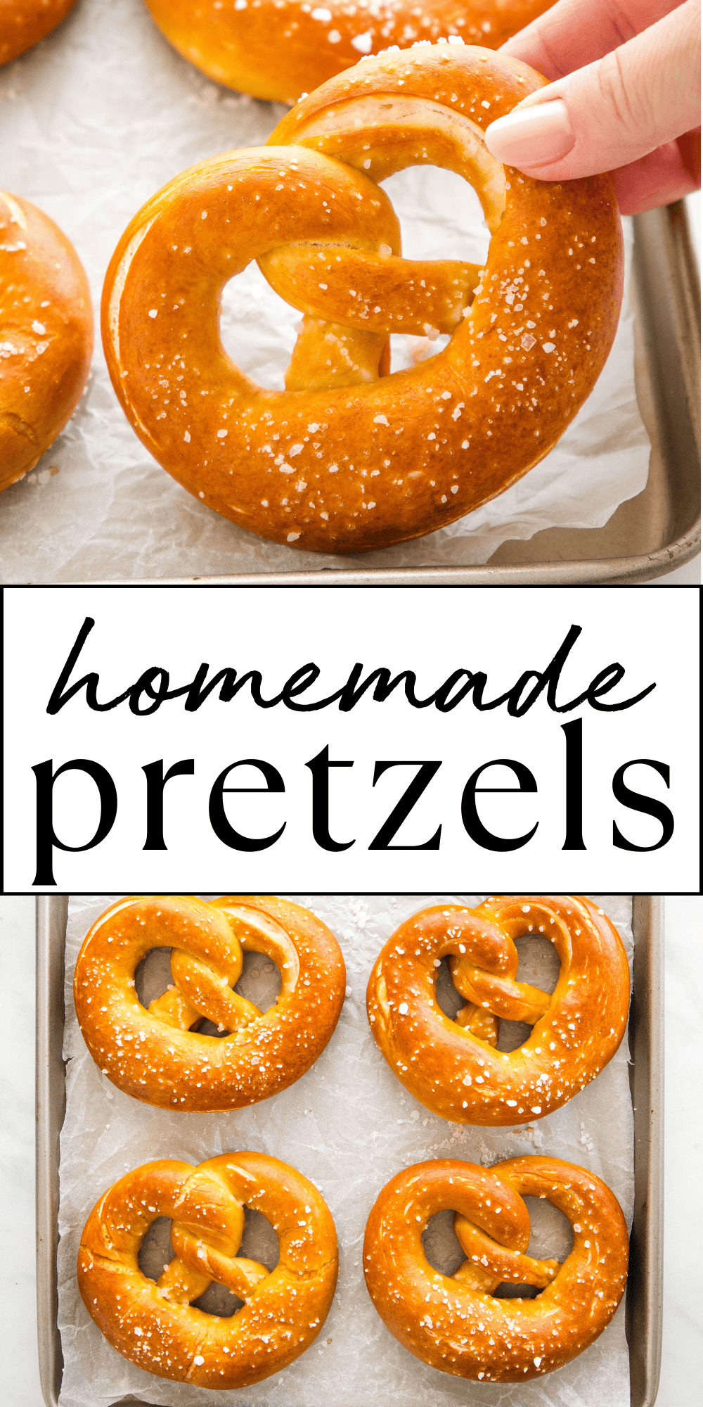 This Pretzels recipe is the ultimate guide to chewy German-style soft pretzels. Make this soft pretzel recipe with basic ingredients and our pro tips and tricks - no lye required! Recipe from thebusybaker.ca! #softpretzels #pretzels #pretzelrecipe #softpretzelrecipe #howtomakesoftpretzels #howtomakepretzels #germanpretzels via @busybakerblog