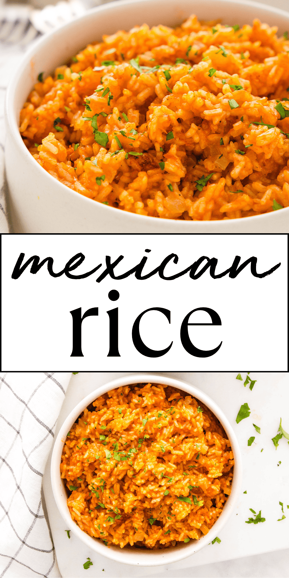 This Mexican Rice recipe is the perfect Tex-Mex style side dish made easy in the rice cooker, on the stove top, or in the Instant Pot. Made with fresh tomatoes and warm spices. Recipe from thebusybaker.ca! #mexicanfood #mexicanrice #easyricerecipe #rice #sidedish #tomatorice #spanishrice #mexicanricerecipe via @busybakerblog