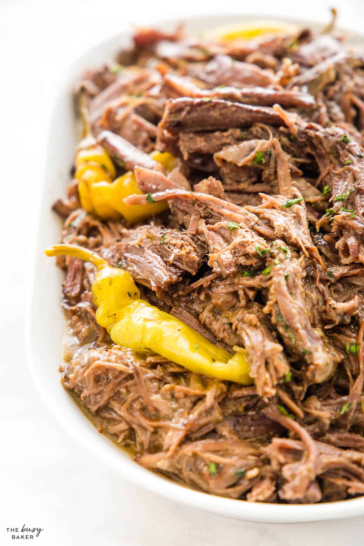 shredded beef