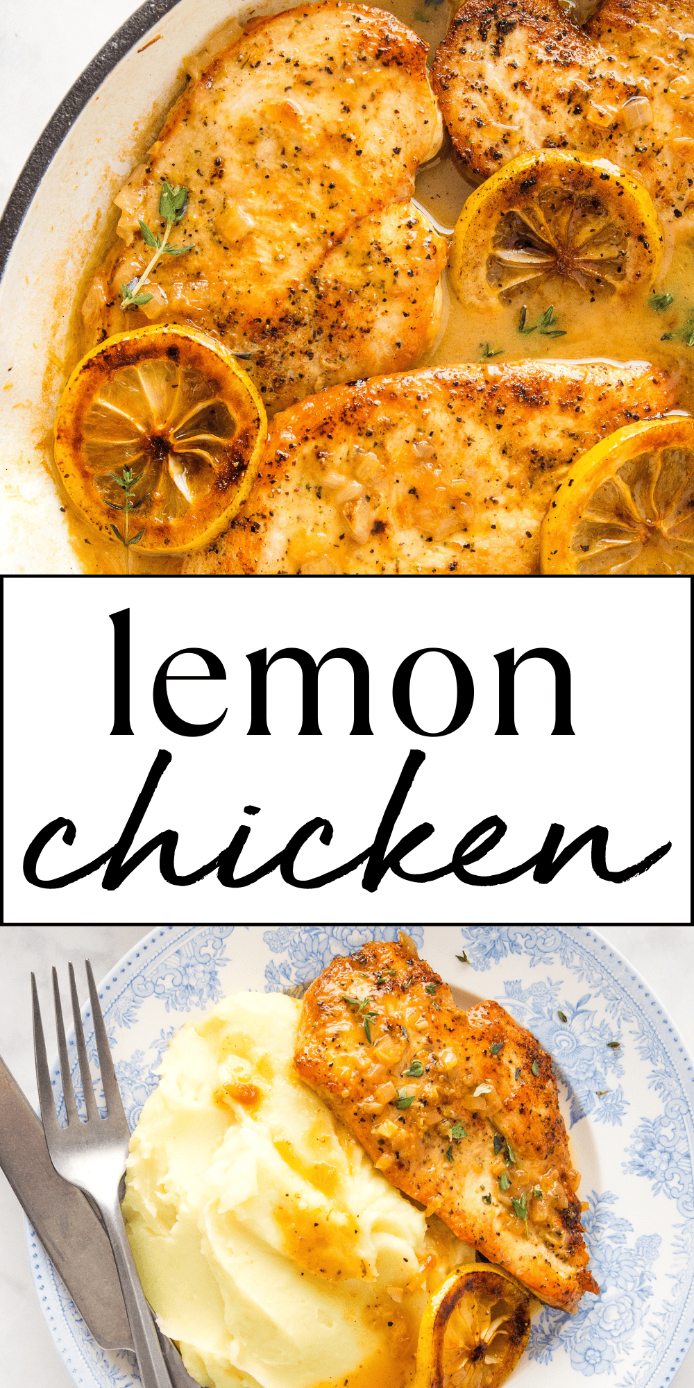 This Lemon Chicken recipe is an easy restaurant-quality main dish that's ready in minutes - tender lemon pepper chicken fillets with a creamy lemon butter sauce! Recipe from thebusybaker.ca! #lemonchicken #lemonchickenrecipe #lemonpepperchicken #lemonpepperchickenrecipe #easymaindish #restaurantquality #familymeal #chickenrecipe #easychickenrecipe #easymeal #mealidea #mealplan via @busybakerblog