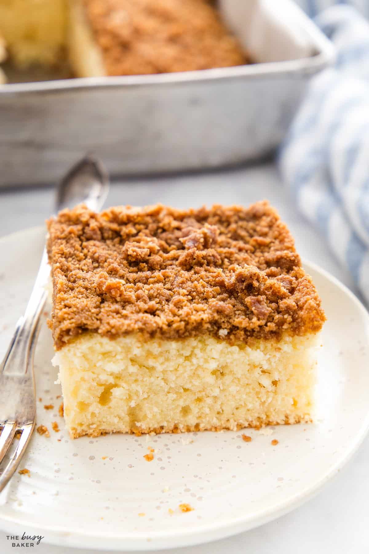 easy dessert with brown sugar topping