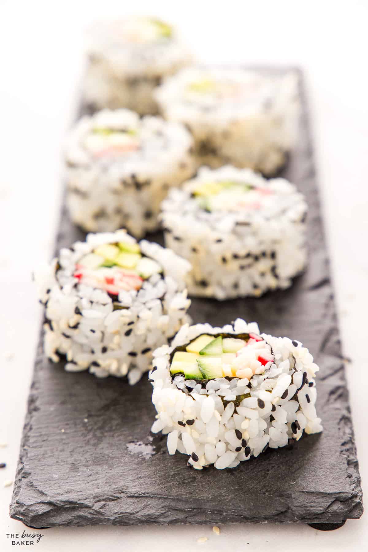 california rolls sushi