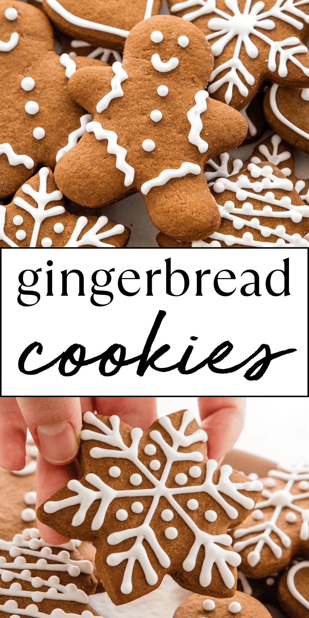 This Gingerbread Cookie recipe is a no-fail classic Christmas cookies recipe made with molasses and a simple royal icing. Follow our tutorial for the best gingerbread cookies - perfect for the holidays! Recipe from thebusybaker.ca! #gingerbreadcookies #gingerbread #gingerbreadcookierecipe #cookies #cookierecipe #christmascookies #christmascookierecipe #gingerbreadmen #gingerbread via @busybakerblog