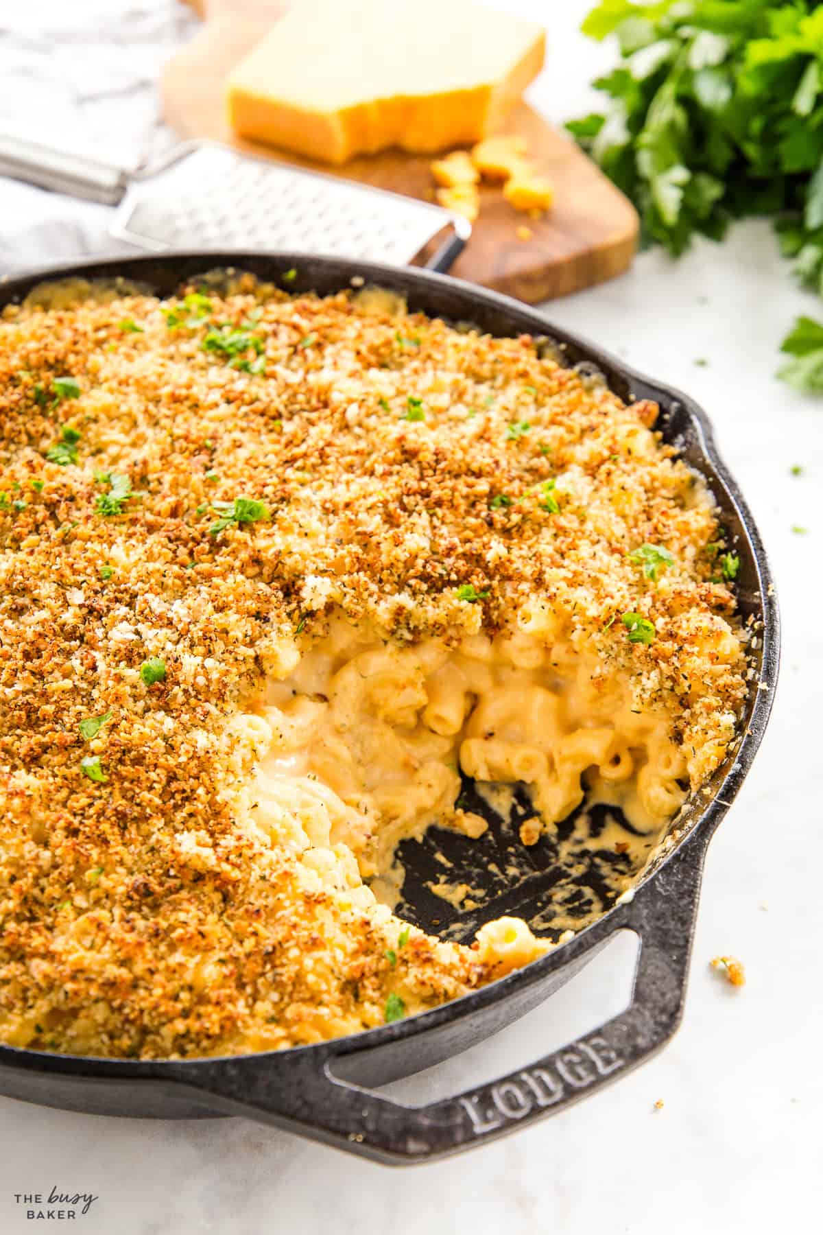 old fashioned baked macaroni and cheese