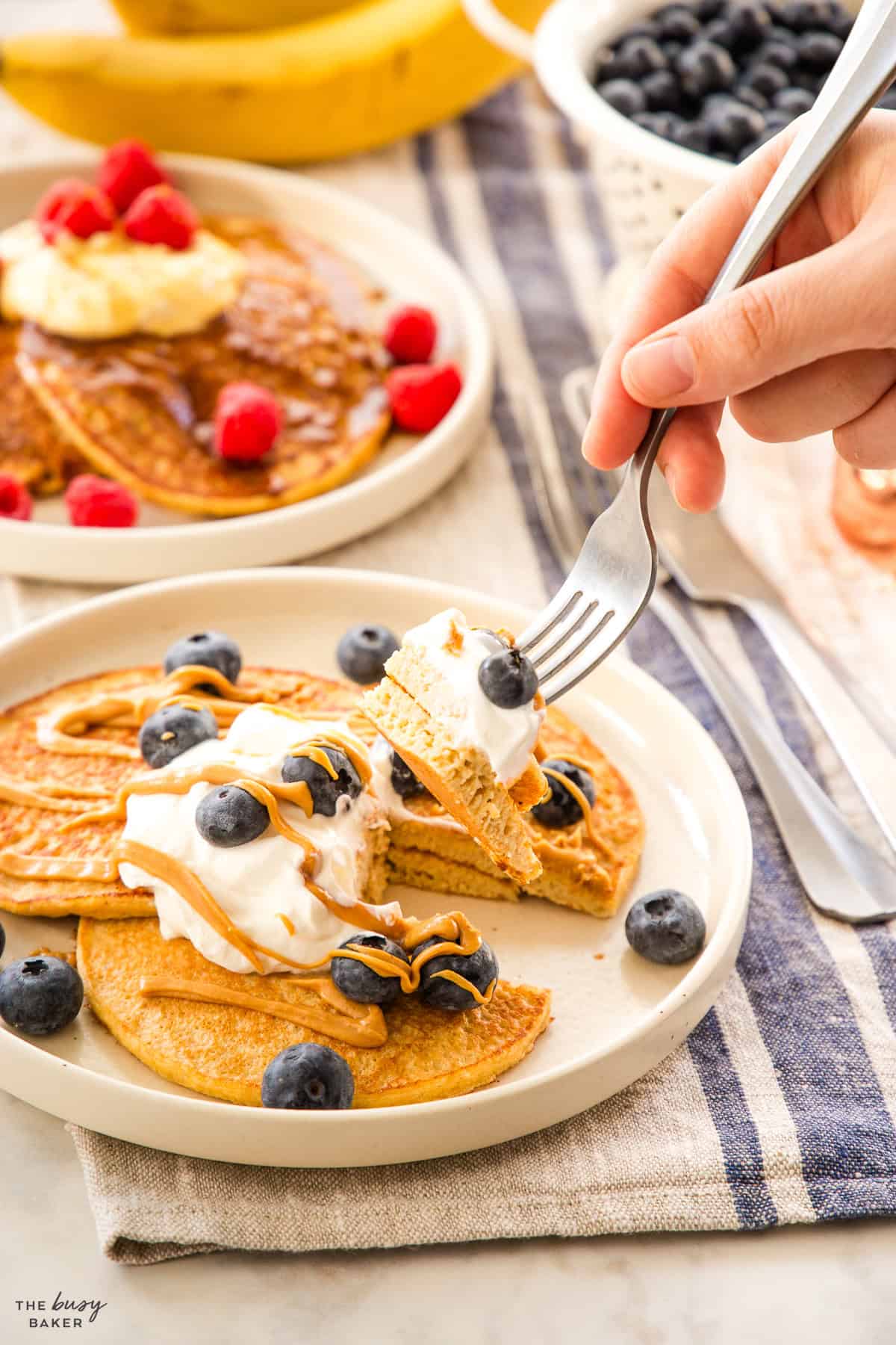 protein pancake recipe with berries