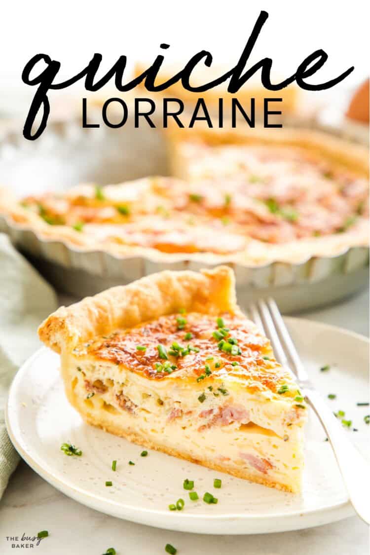 Quiche Lorraine - The Busy Baker