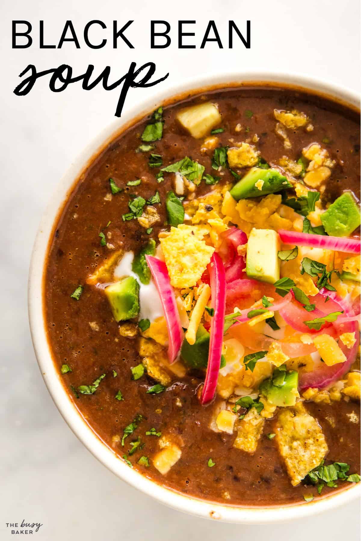 black bean soup recipe