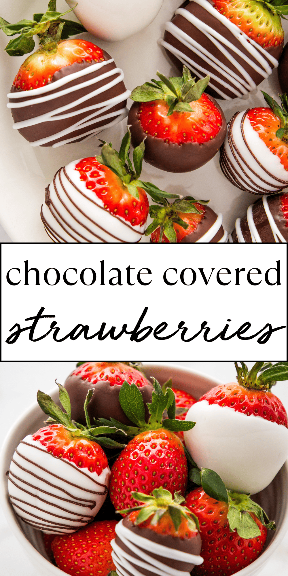 Learn how to make Chocolate Covered Strawberries with this easy tutorial for chocolate dipped strawberries - perfect for Valentines day! Make your own chocolate strawberries with melted chocolate and fresh fruit. Recipe from thebusybaker.ca! #chocolatecoveredstrawberries #chocolatedippedstrawberries #chocolatestrawberries #strawberries #chocolate #valentinesday #sweets #sweettreat #datenightrecipe #datenight #anniversary #valentine #valentinesrecipe via @busybakerblog