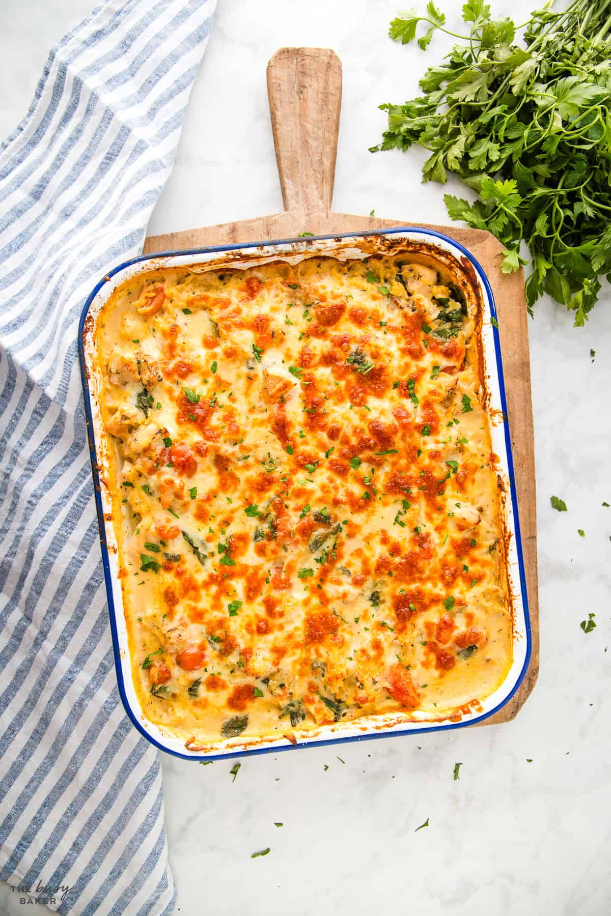 chicken orzo bake recipe