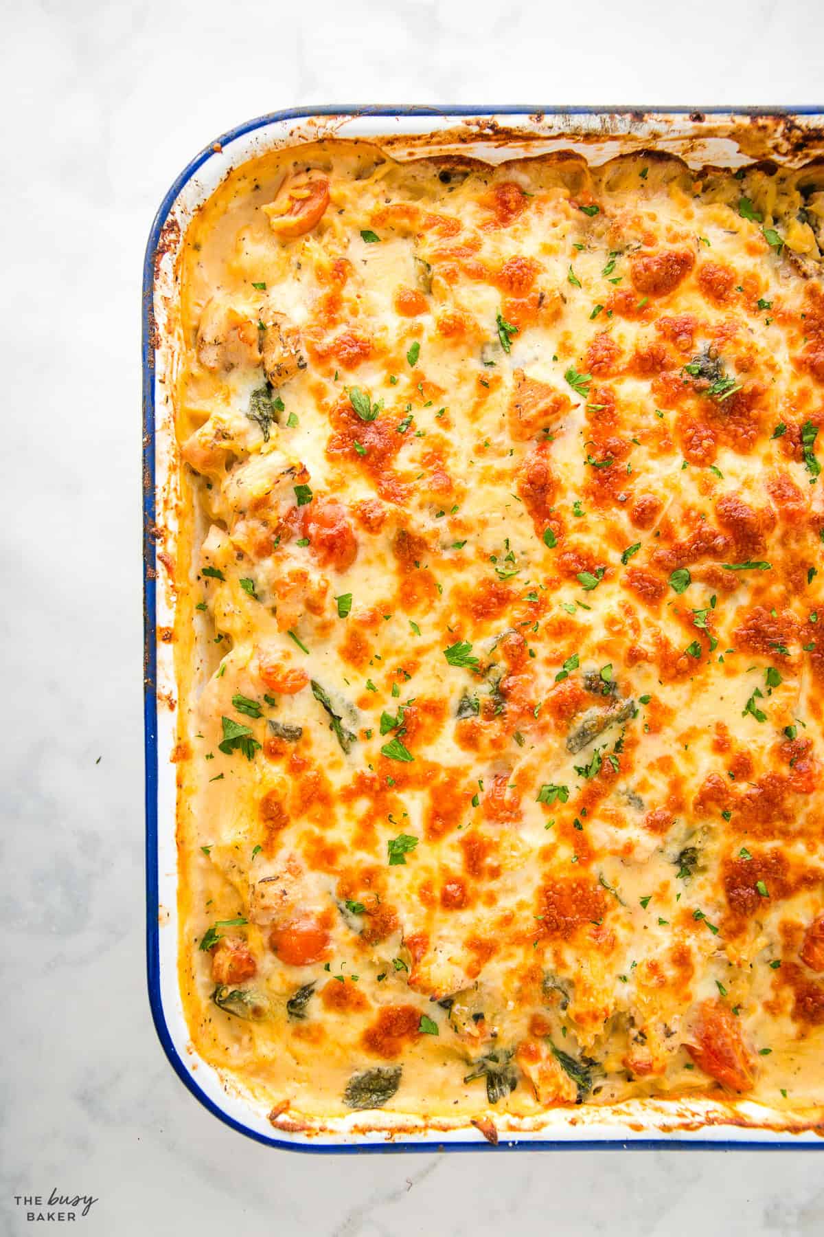 casserole recipe with cheese on top