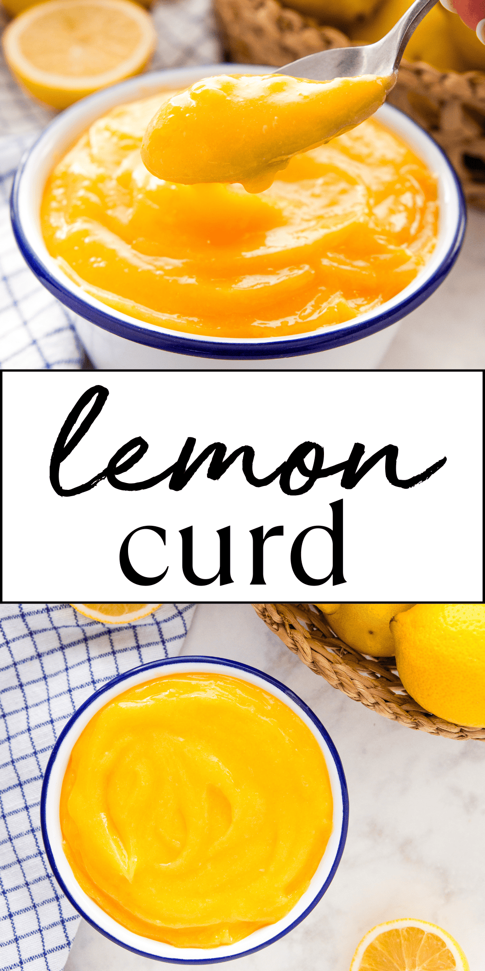 This easy Lemon Curd recipe is smooth, creamy and bursting with tart citrus flavour. It's simple to make with fresh lemons, sugar, eggs and butter, and with our PRO tips you'll be making bakery-style lemon curd in no time! Recipe from thebusybaker.ca! #lemon #lemoncurd #lemondessert #afternoontea #lemondessert #ilovelemons #baking #homebaking via @busybakerblog