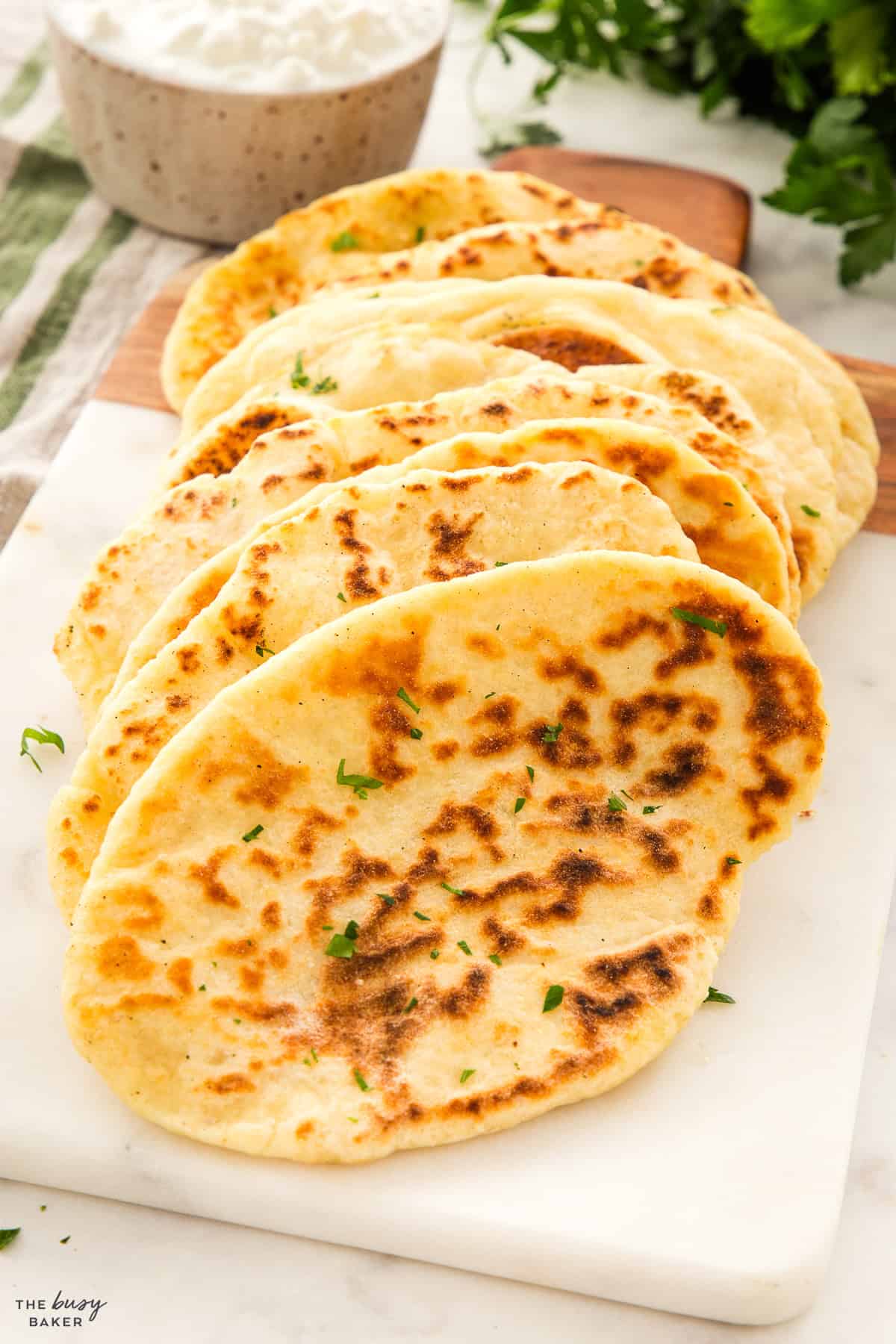 pan fried cottage cheese flatbread recipe