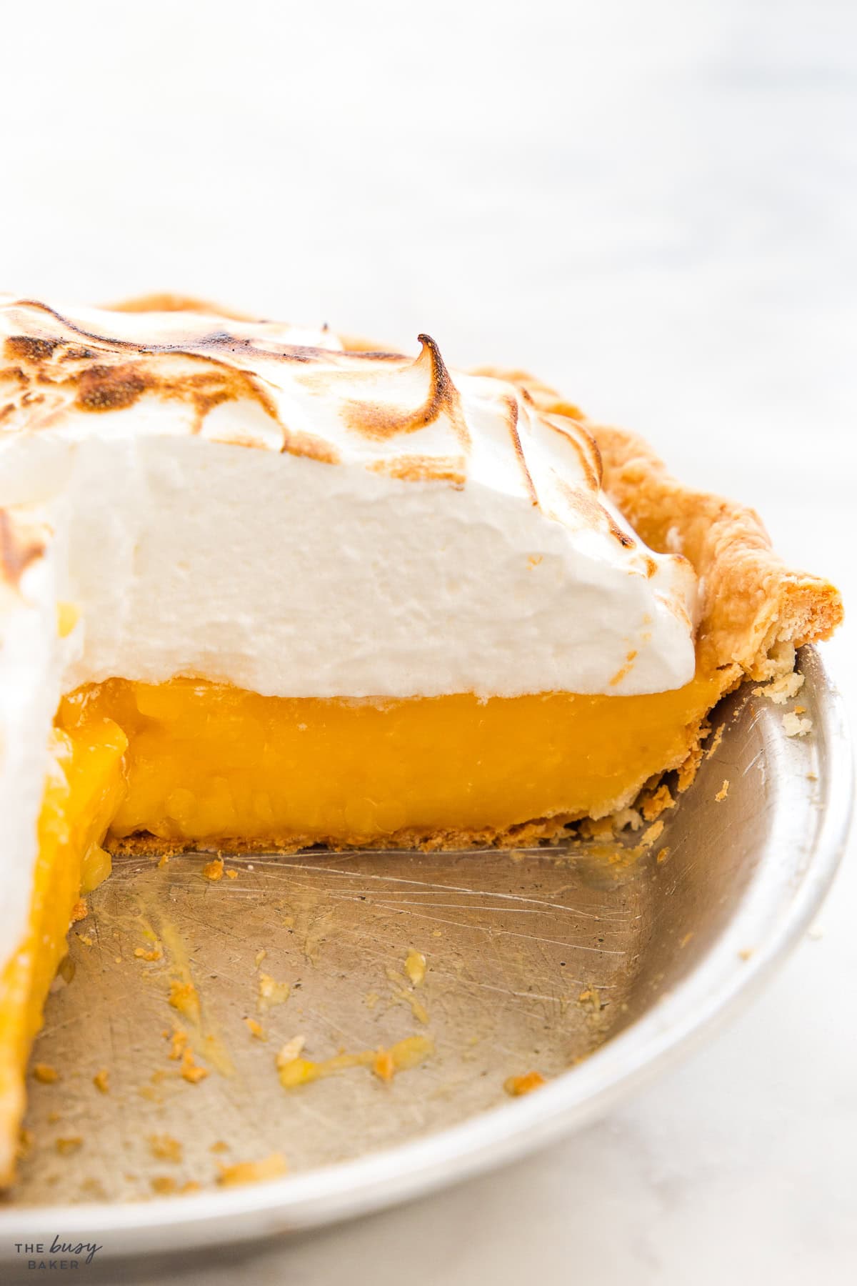 mile high lemon meringue pie with toasted meringue