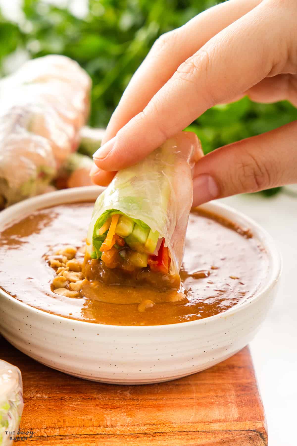 thai peanut sauce for dipping