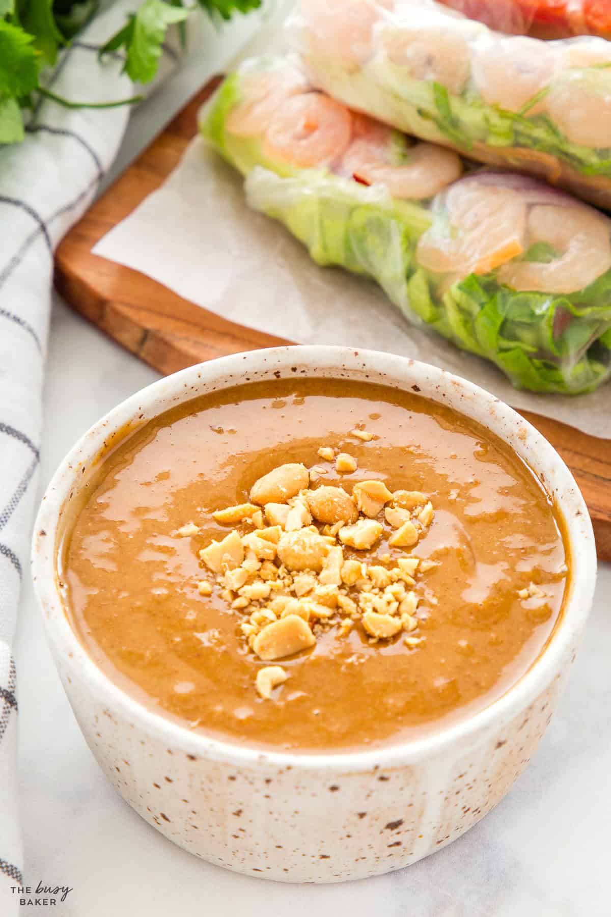 peanut sauce for dipping