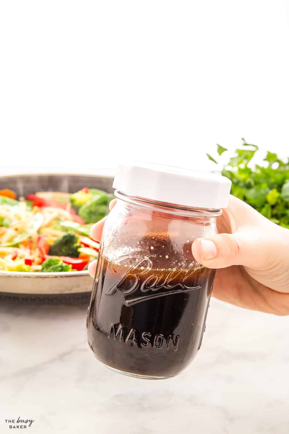 jar of easy stir fry sauce