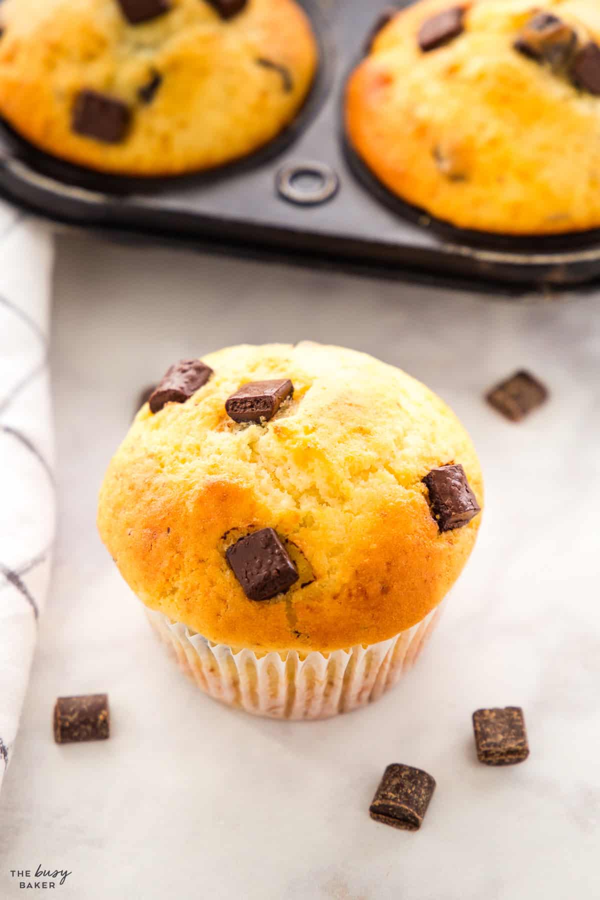 greek yogurt muffins recipe with chocolate chips