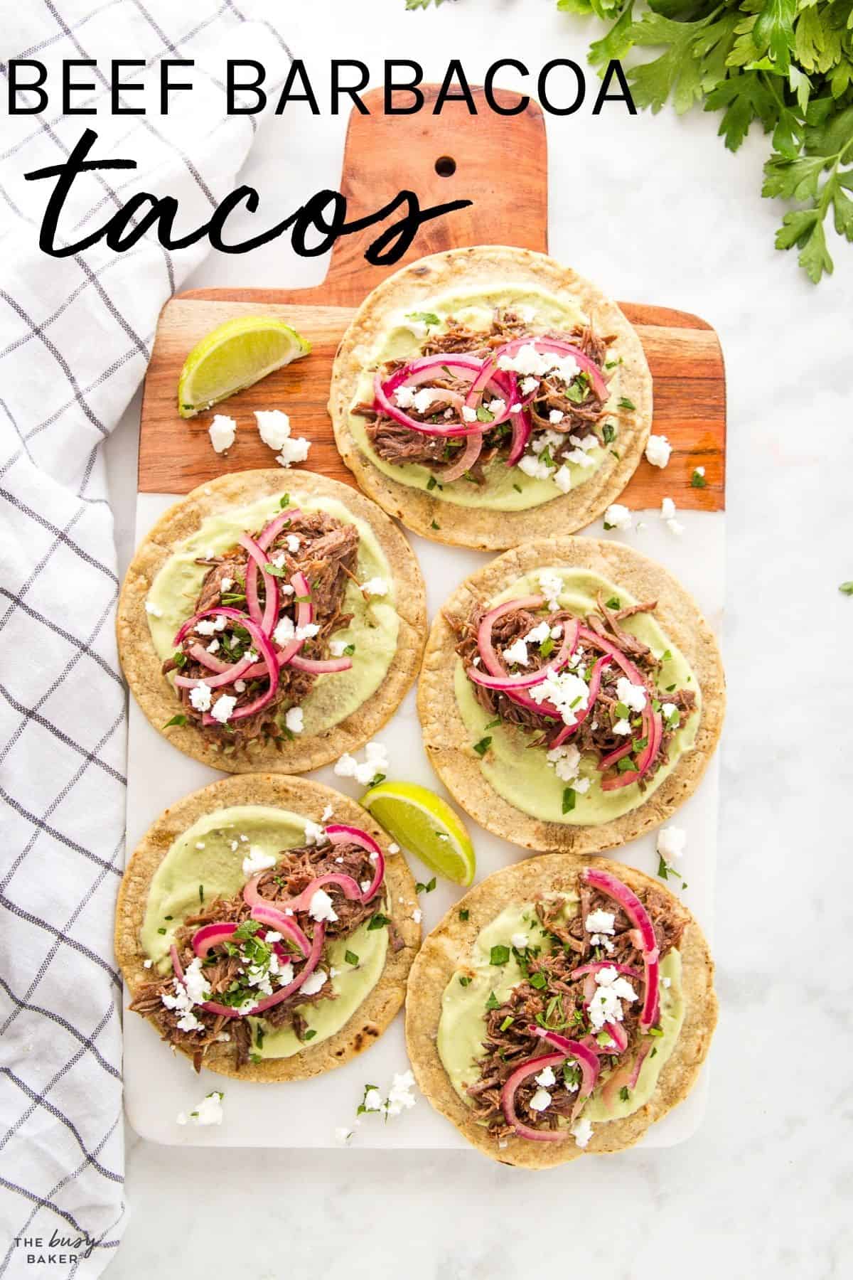 beef barbacoa tacos