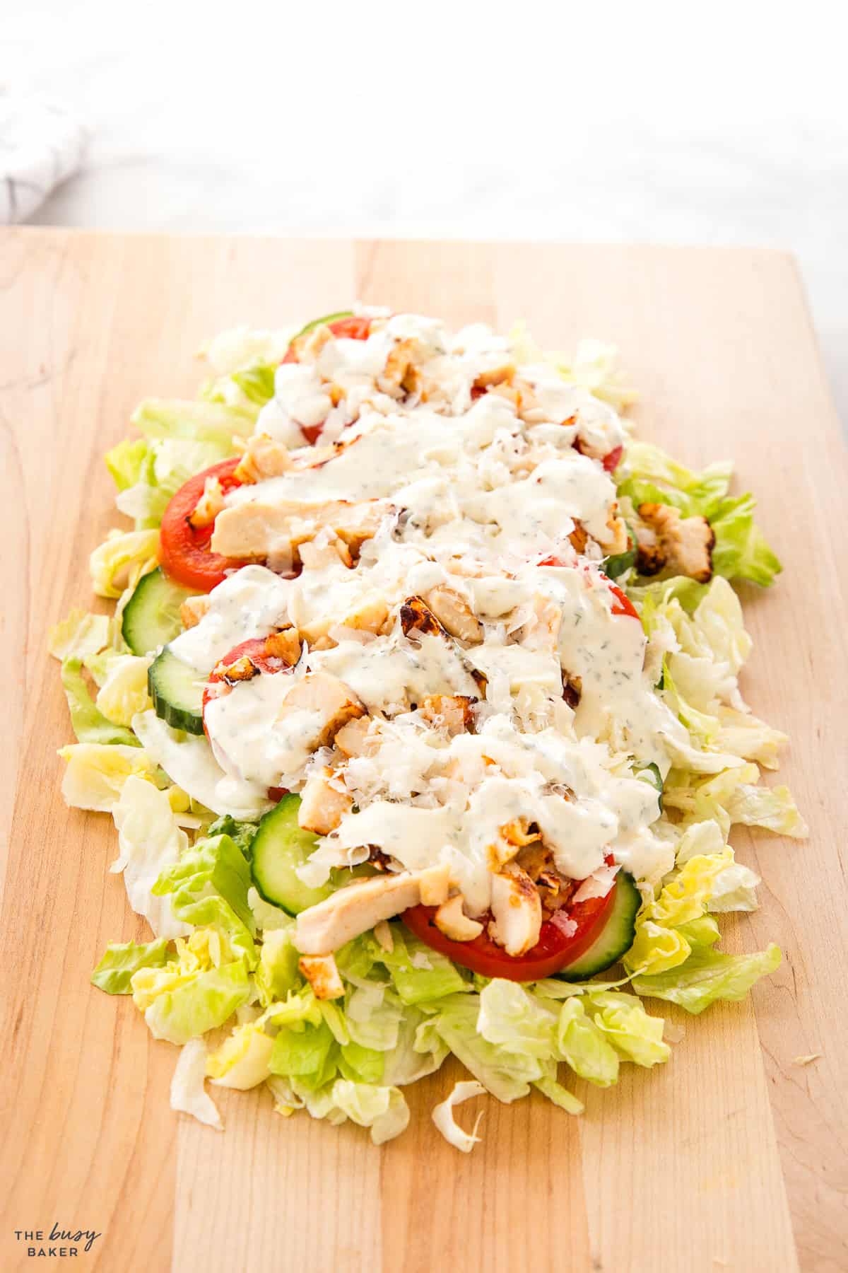 chicken caesar chopped salad