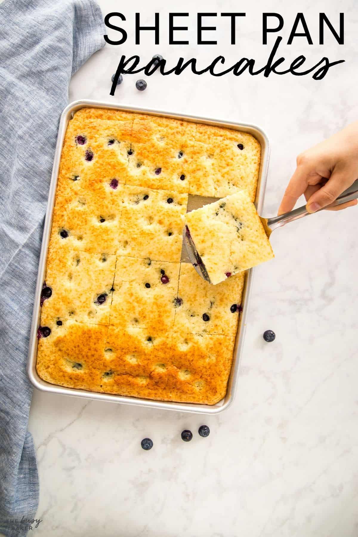 sheet pan pancakes recipe