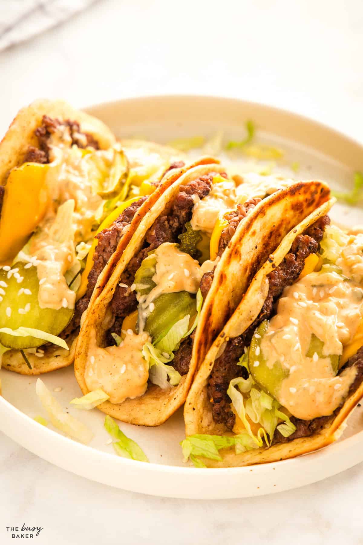 smashburger tacos recipe with burger sauce