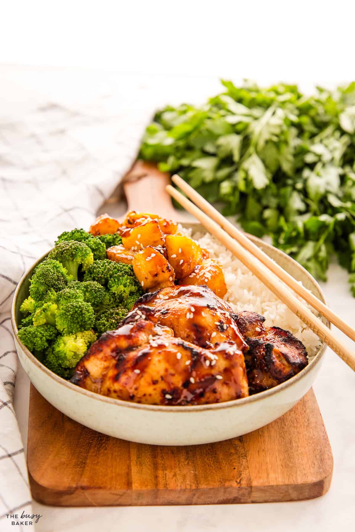 chicken teriyaki rice bowl