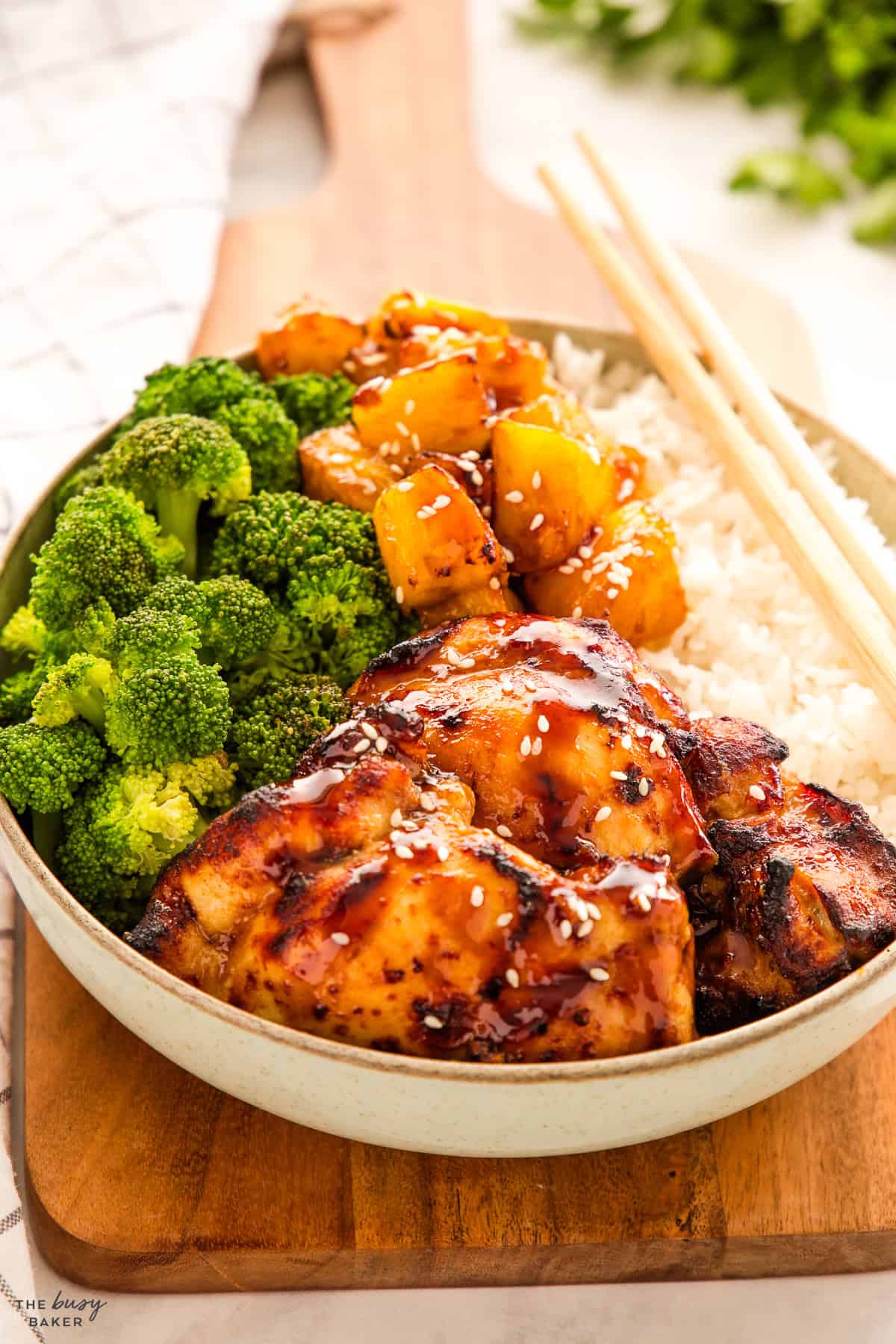 chicken teriyaki protein bowl