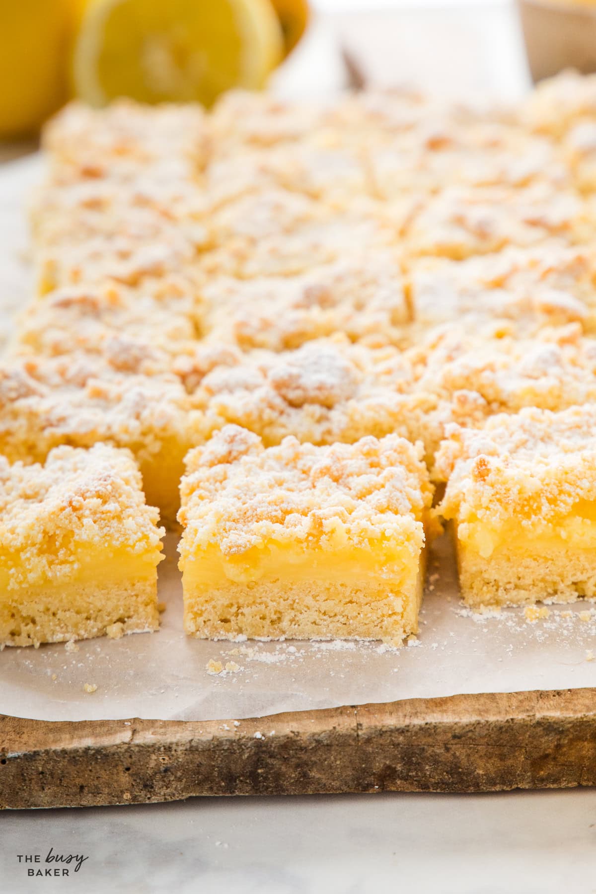 lemon crumb bars