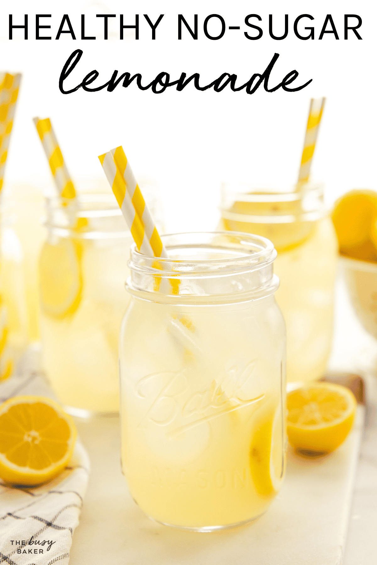 healthy no sugar lemonade