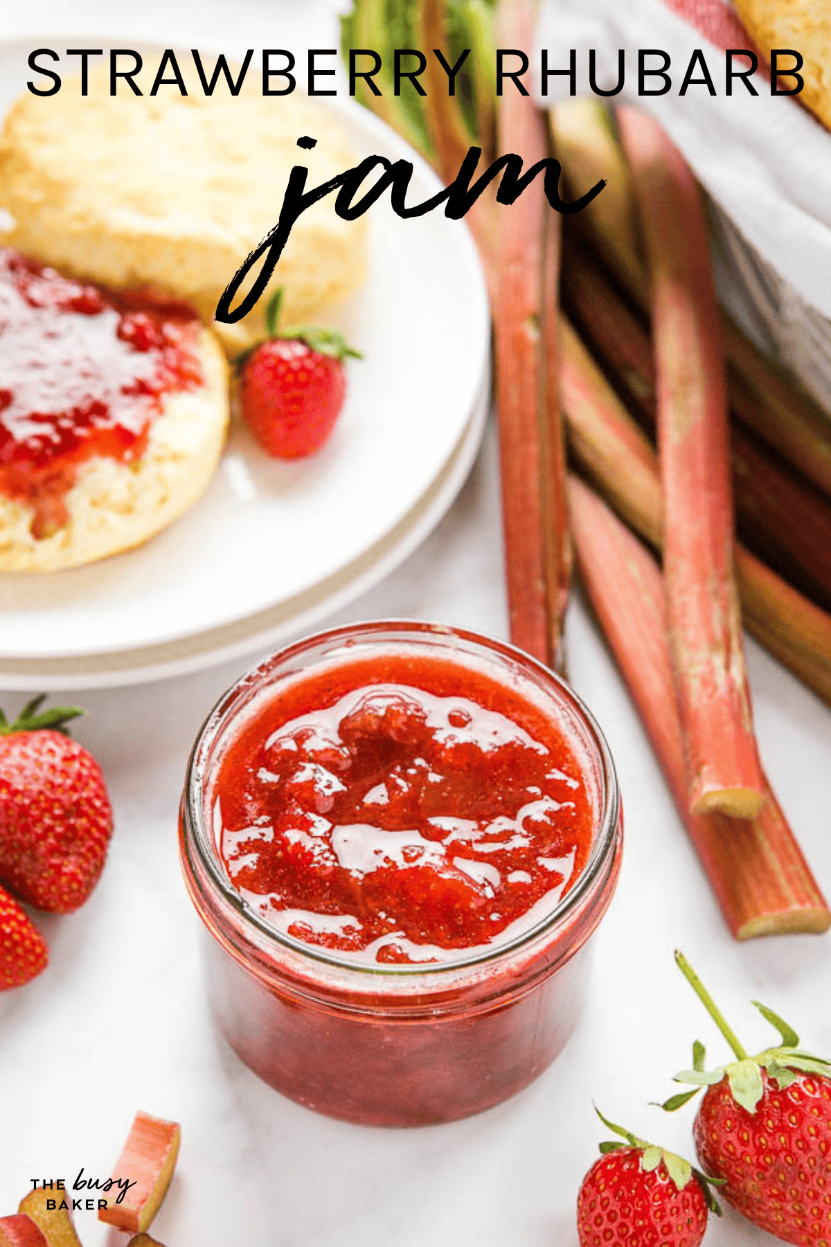strawberry rhubarb jam recipe