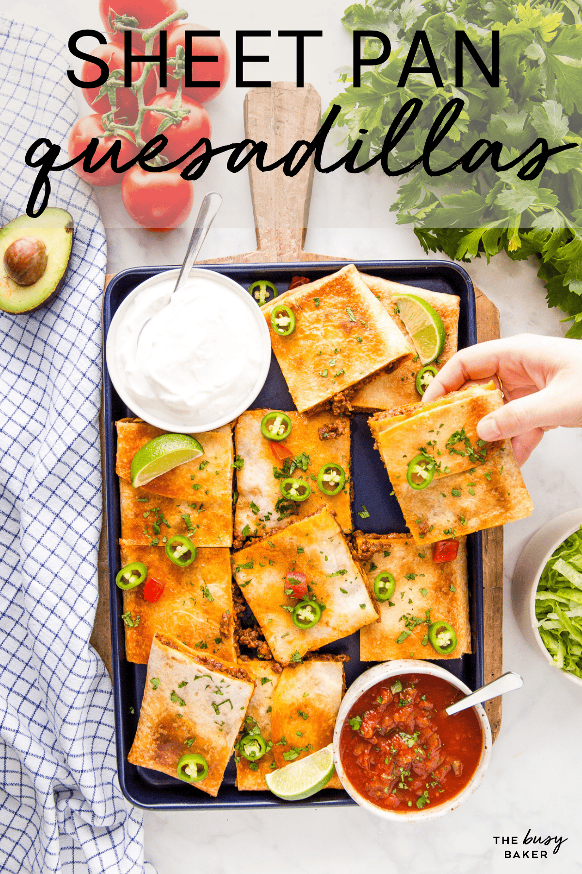 Sheet Pan Quesadillas Recipe