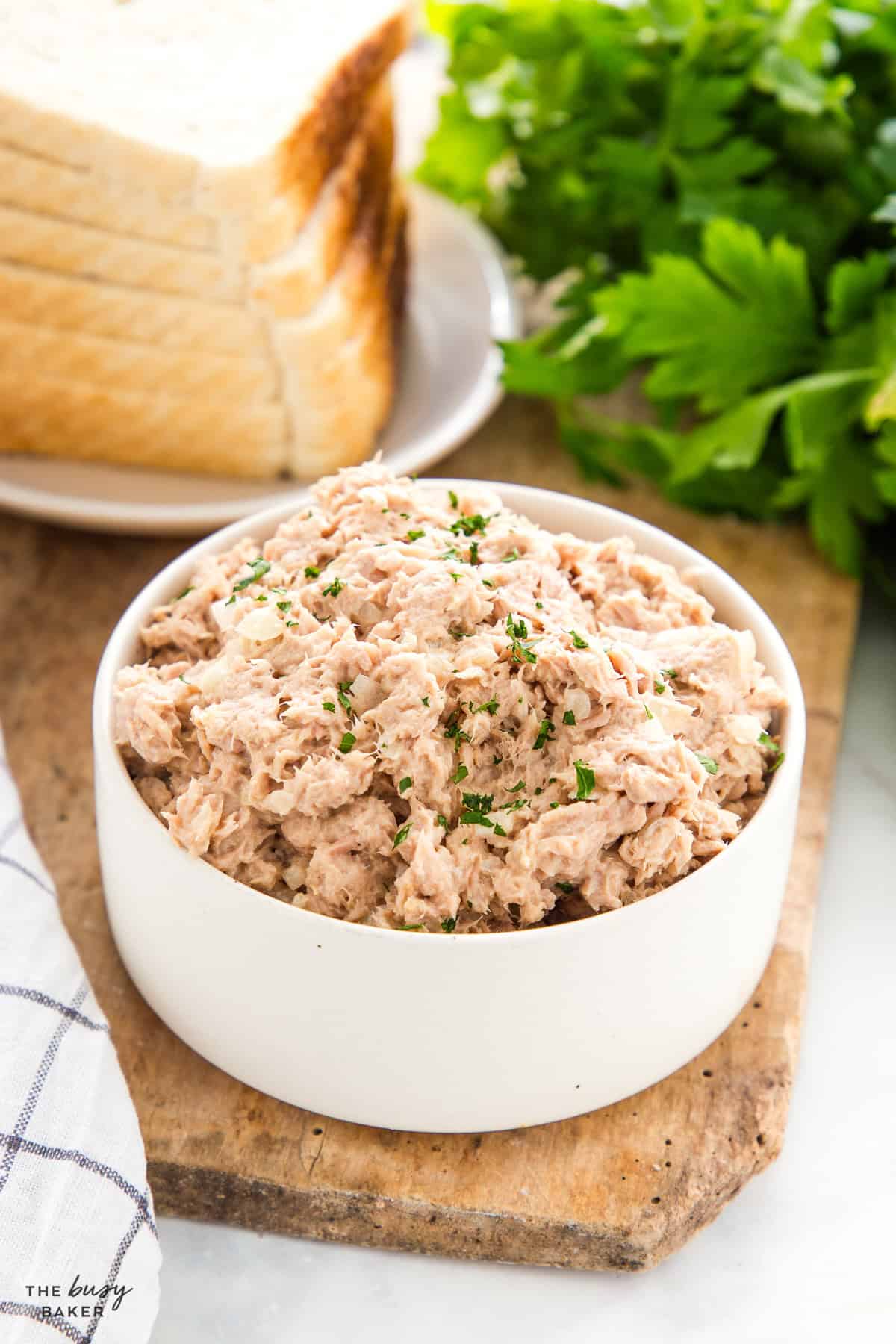homemade tuna salad with Greek yogurt