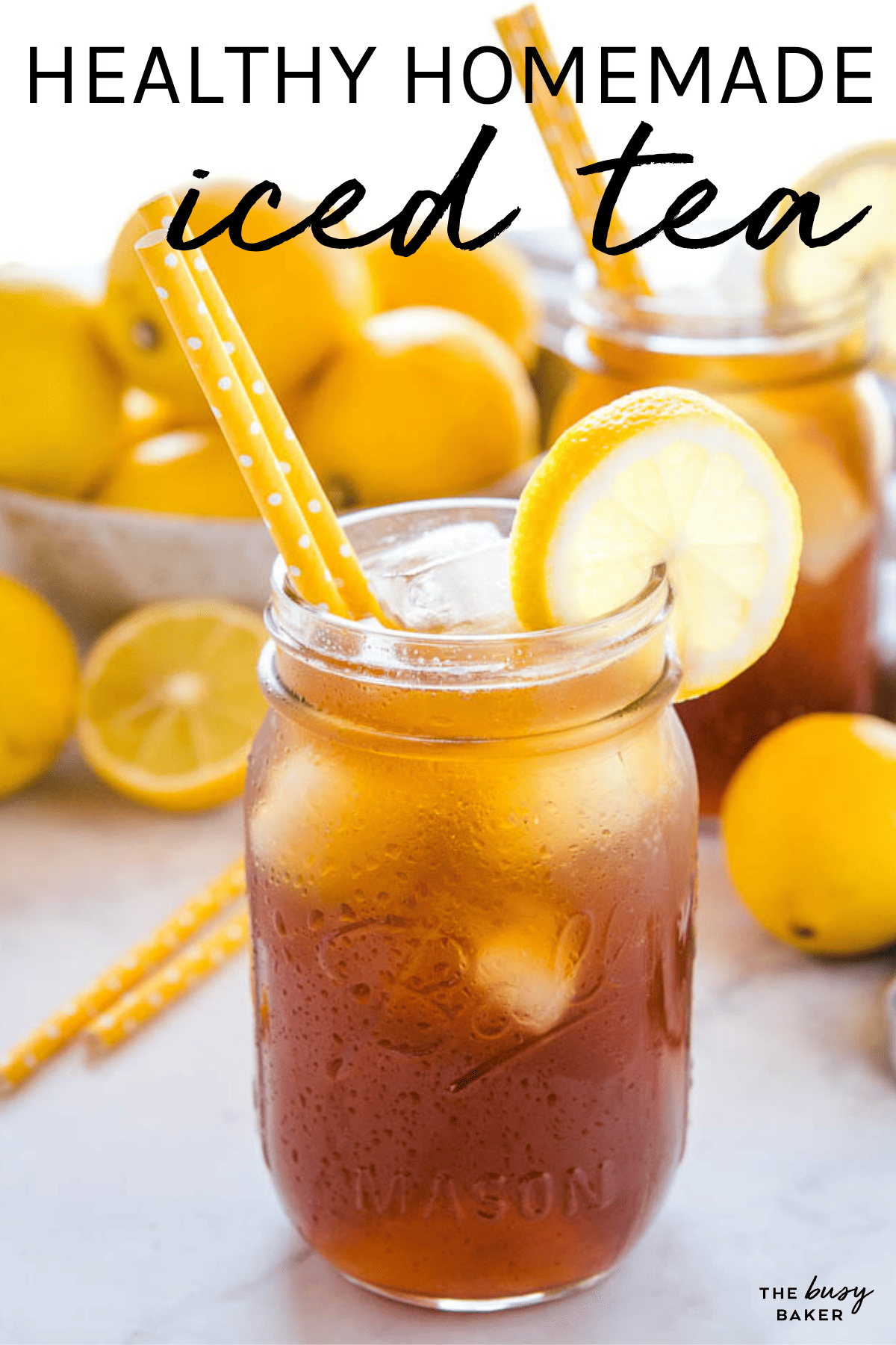 Healthy Homemade Iced Tea No Sugar 3 Ingredients